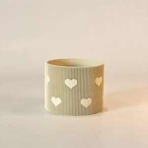 maceta-corazones-blanco Maceta Corazones en Blanco